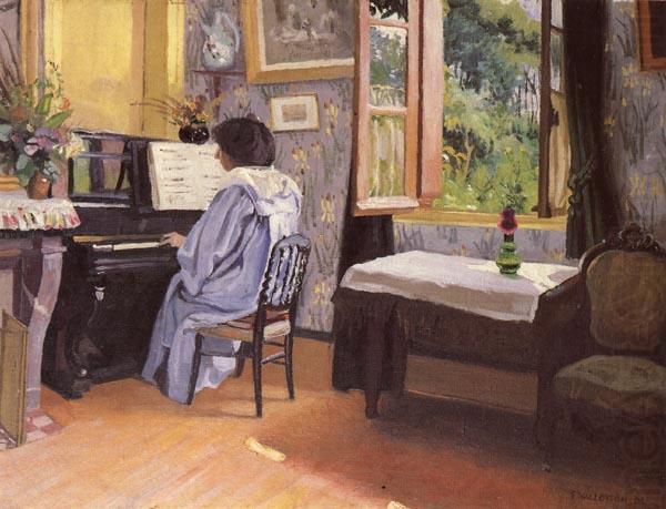 Felix Vallotton Woman at the Piano china oil painting image